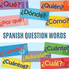 Spanish Question Words | 2.2K jugadas | Quizizz