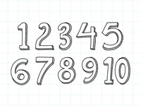 Identificar números del 0 al 10 Tarjetas didácticas - Quizizz