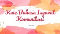 Bahasa isyarat Kartu Flash - Quizizz