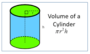 Volume of Cylinders