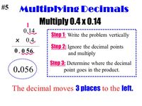 Multiplying Decimals - Grade 6 - Quizizz