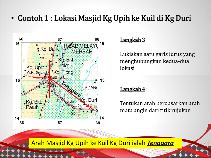 T4 BAB 1_ARAH DAN KEDUDUKAN | Geography - Quizizz