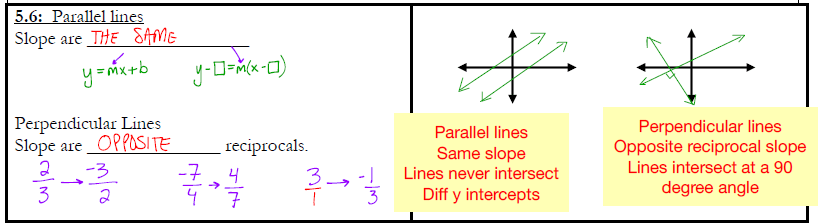 Parallel & Perpendicular Lines - Opposite Reciprocals - Quizizz