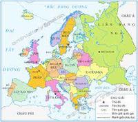 các nước ở châu Âu - Lớp 7 - Quizizz