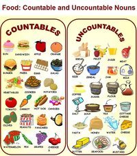 Countable And Uncountable Nouns English Quizizz